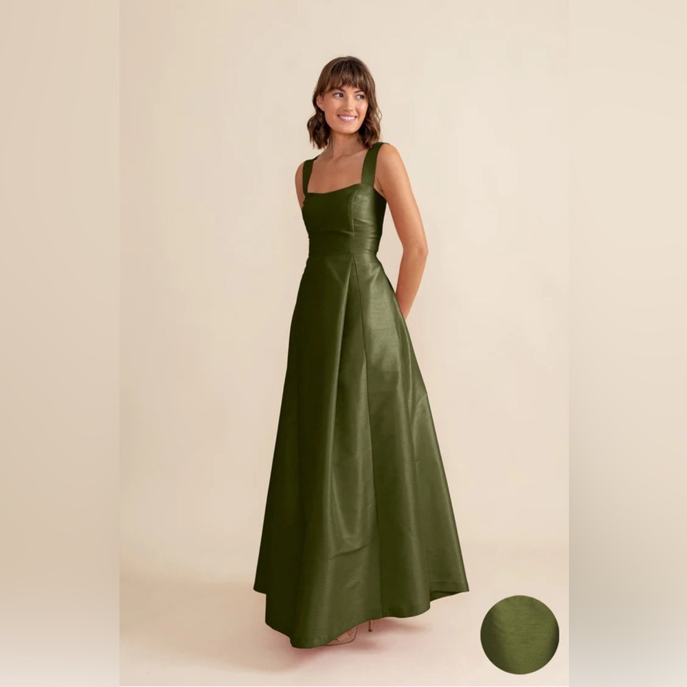 Bella Bridesmaids Beckett Bodice With Archer Skirt Floor in Shantung